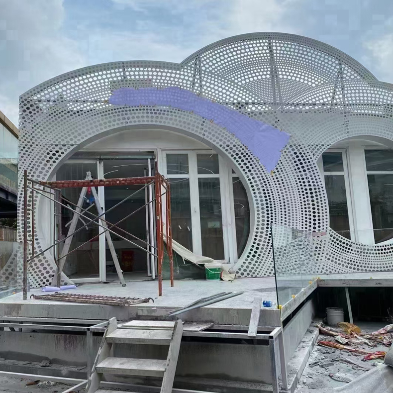 圓形沖孔鋁單板