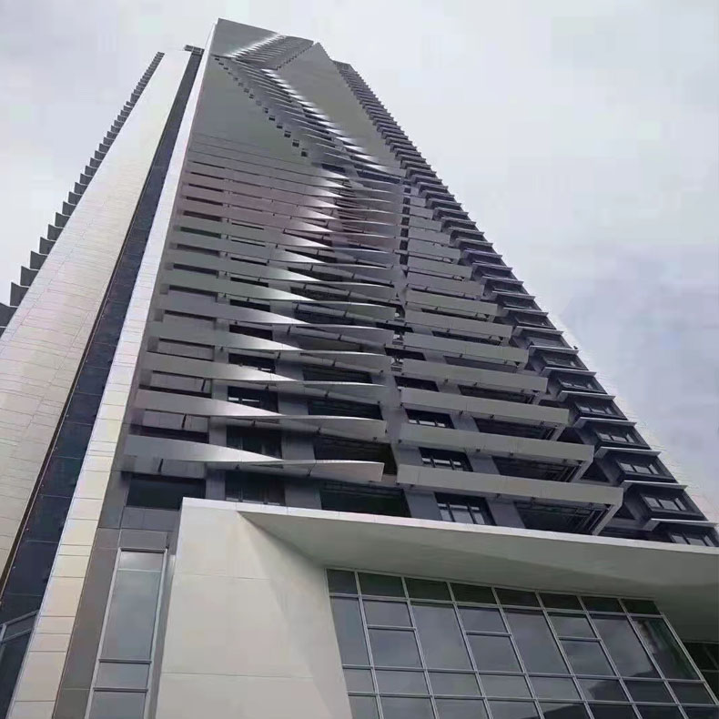 幕墻裝飾扭曲鋁方管