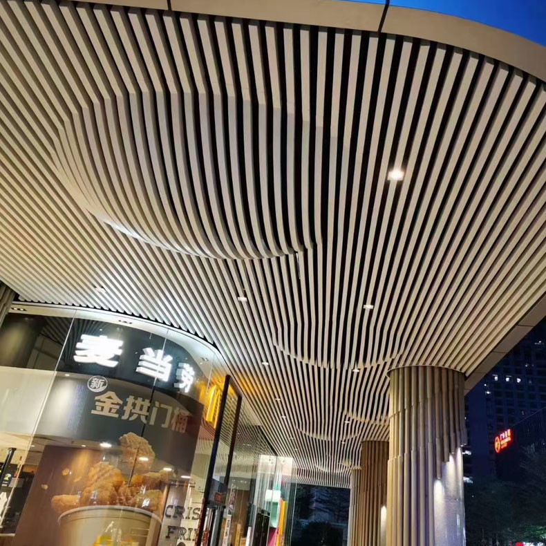 天花吊頂弧形鋁方通